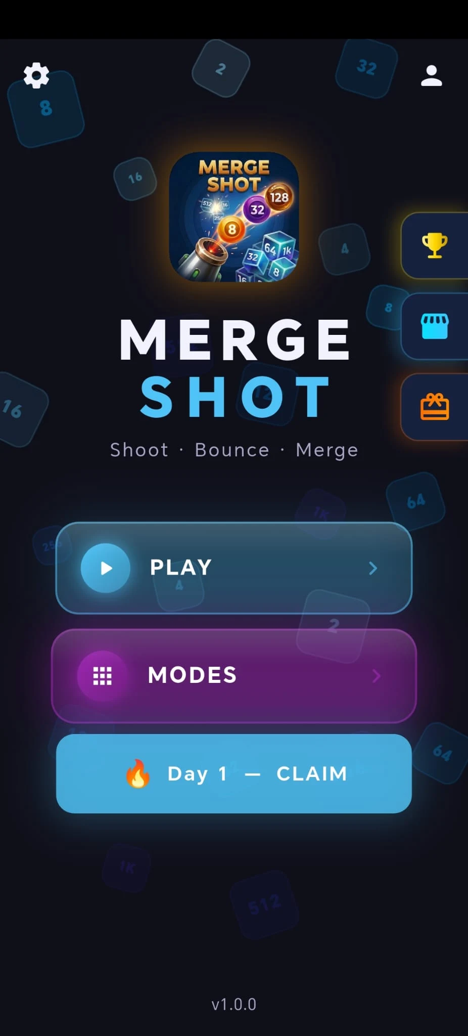 Merge Shot: Ball 2048 screenshot