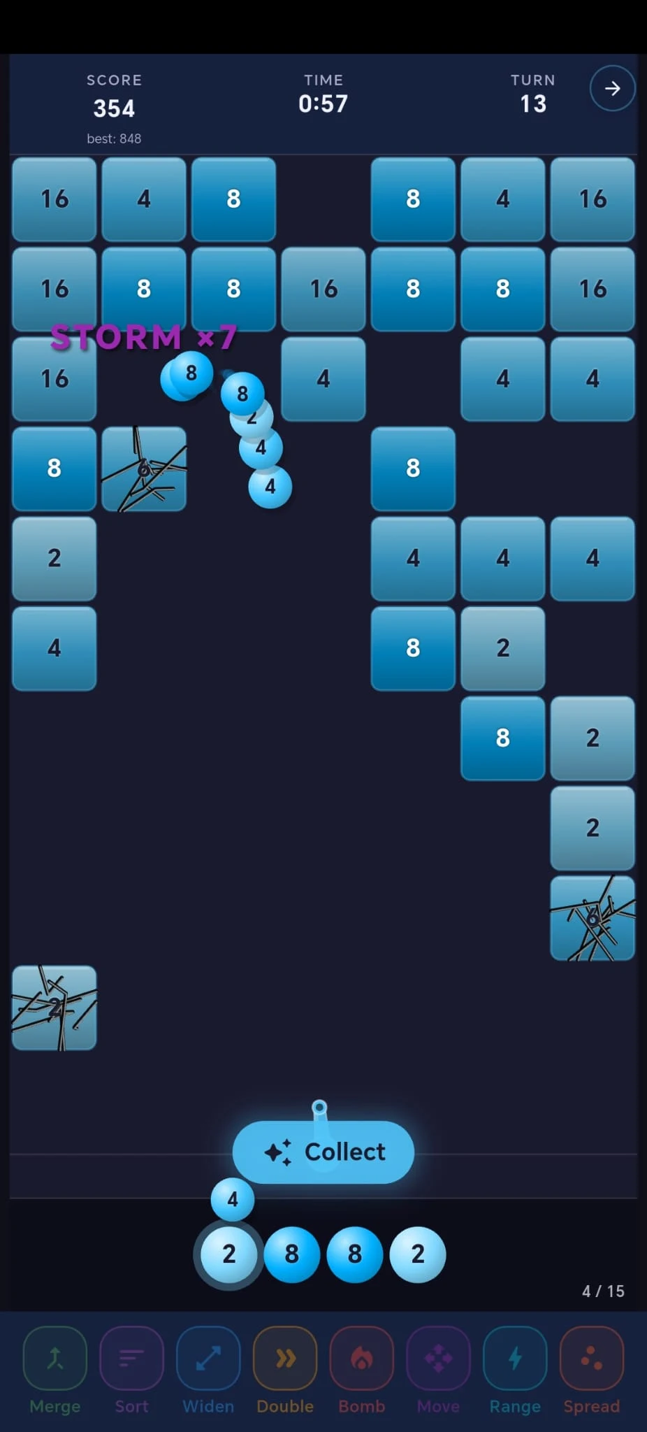 Merge Shot: Ball 2048 screenshot